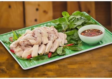 Vịt hấp gừng ( 1/2 con )