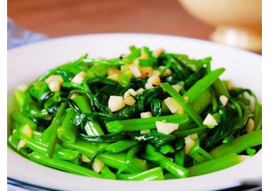 Rau muống xào tỏi